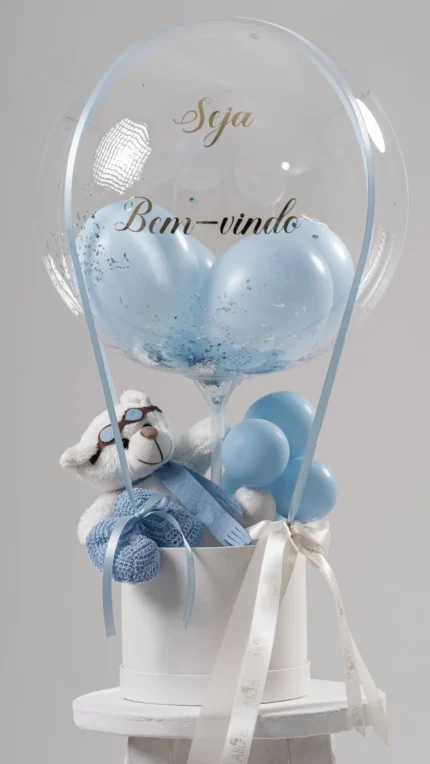 Ballon box maternidade Aviador